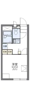 レオパレスフローラ【104号室】の間取り