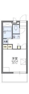 レオパレスアルファヒルズ【3階】の間取り