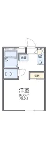 レオパレスグローリー【2階】の間取り