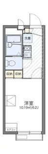 レオパレスラ プランタンⅡ【2階】の間取り