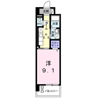 BROTE湘南【2階】の間取り