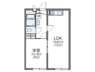 レオパレスプレジデンス 2【2階】の間取り