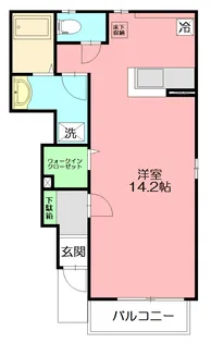 リバーサイドⅠ【1階】の間取り
