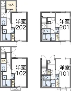 レオネクストシーブリーズ湘南Ⅱ【1階】の間取り