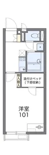 レオネクストSAIRIN十四【2階】の間取り
