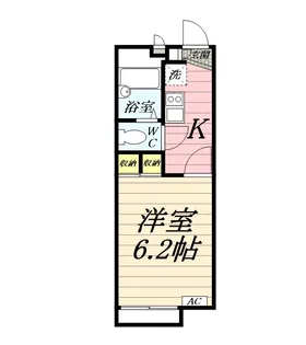 レオパレス鎌倉台【2階】の間取り