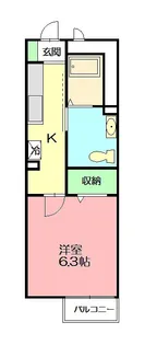 メゾンわかくさ【102号室号室】の間取り