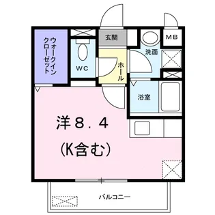 モデルノ・カーサ【3階】の間取り