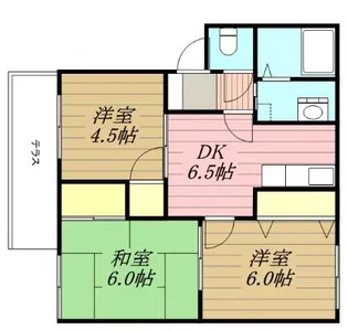グリーンステージ寒川Ⅰ【1階】の間取り