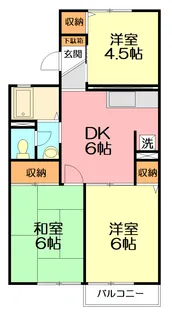 グリーンハイツ駒形【2階】の間取り