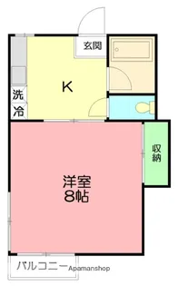 コーポ21A【1階】の間取り