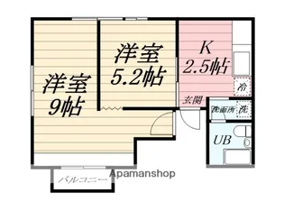 水落ビル【3階】の間取り