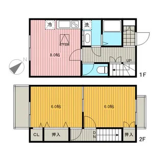 プラムヒル A【2階】の間取り