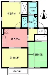 メゾン・ド・ソレイユB【2階】の間取り