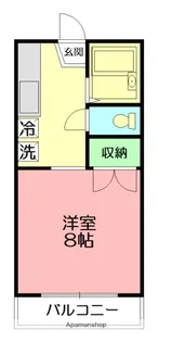 メゾンボナール【1階】の間取り