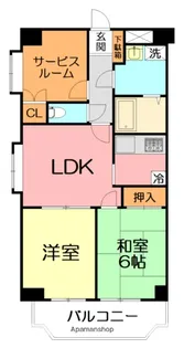 カサグランデ湘南【5階】の間取り