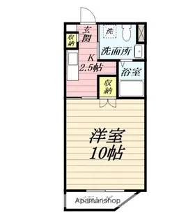 CONFOR鴨宮【3階】の間取り