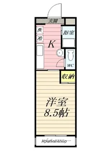 ベーネパラッツオアキ【2階】の間取り