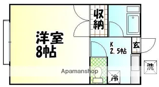 宮田ハイツ【2階】の間取り