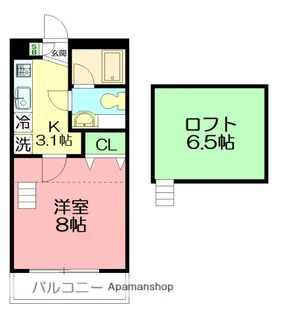サンヴィアーレ湘南【2階】の間取り
