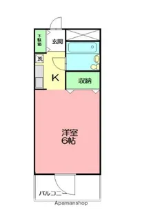 プラーズ徳延【4階】の間取り