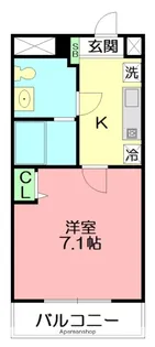 ルクソール【3階】の間取り