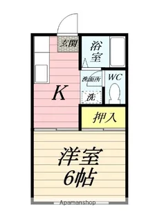 ハイツトーク【1階】の間取り