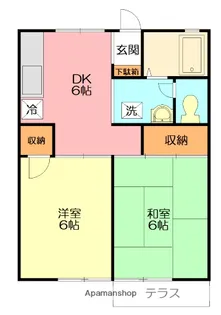 リーベハイツ【1階】の間取り
