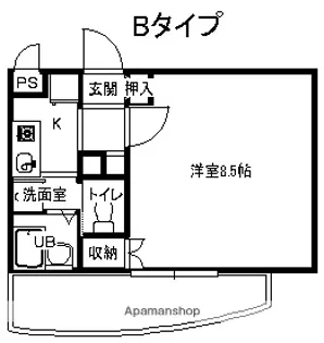ノブルシャトー湘南【3階】の間取り