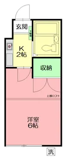 司ハウス辻堂【1階】の間取り