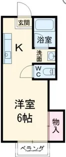 ホワイトハウス沼目 A【2階】の間取り