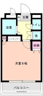 ル・シェルキタカド【5階】の間取り