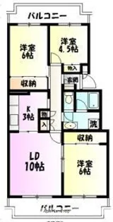 テレパレス伊勢原 3号棟【1階】の間取り
