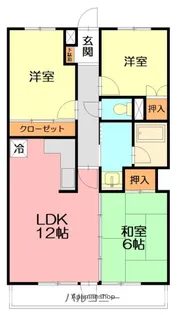 グリーンヒル【1階】の間取り