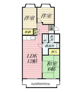 ハイツ崇善【2階】の間取り