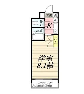 サンハウスユウ伊勢原【2階】の間取り