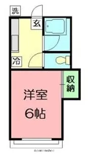 トーマアパート【2階】の間取り