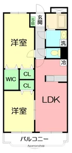 クレベール【3階】の間取り