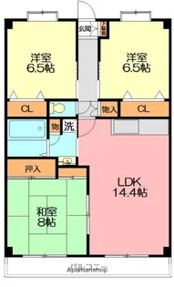 コルビュジェ湘南台【2階】の間取り