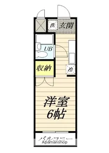 ツカコシビル【101号室】の間取り