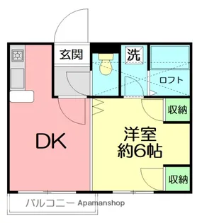 フジパレス湘南五番館【1階】の間取り