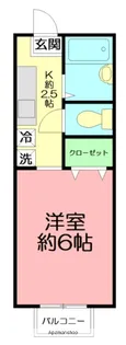プチスタジオ湘南【1階】の間取り