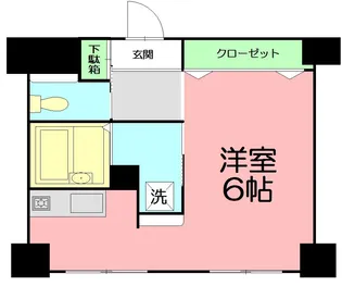 ラフィントール湘南【2階】の間取り