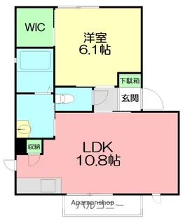 BERNESE【1階】の間取り