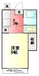 第2グリーンハウス【2階】の間取り