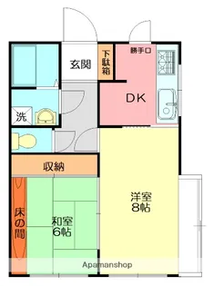 コンステレーション鵠沼【1階】の間取り