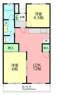 第4落合マンション【1階】の間取り