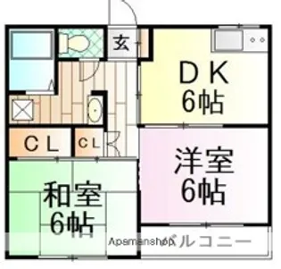 リヴァージュ湘南【2階】の間取り