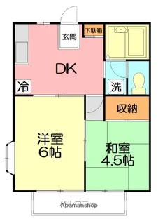 早乙女ハイム【1階】の間取り