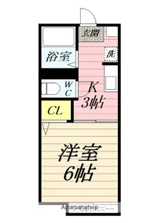 クレーハイム【2階】の間取り